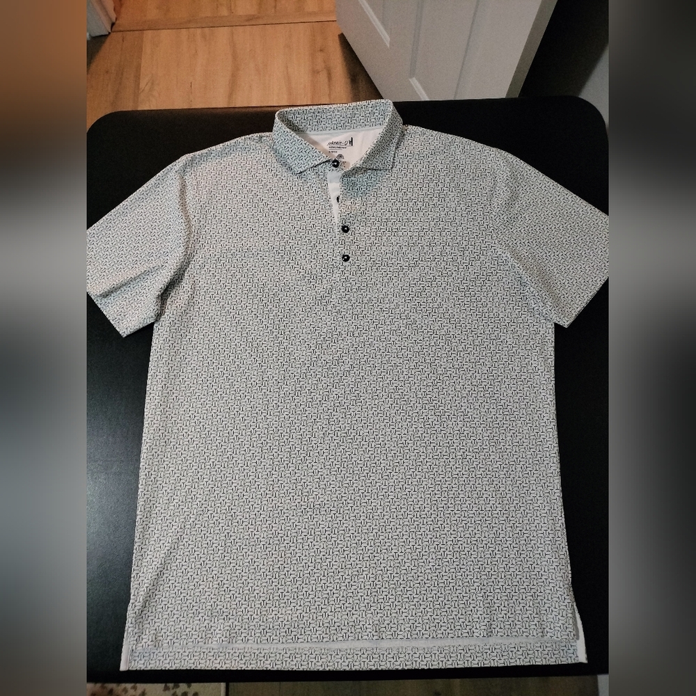 johnnie-O Performance Polo Spirits Print Size Large
